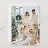 ミニマリストMerry Christmas 数々の 6 Photo Collage 招待状 (裏面)