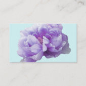 ミニマリストPeonies名刺 名刺 (裏面)