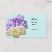 ミニマリストPeonies名刺 名刺 (正面)