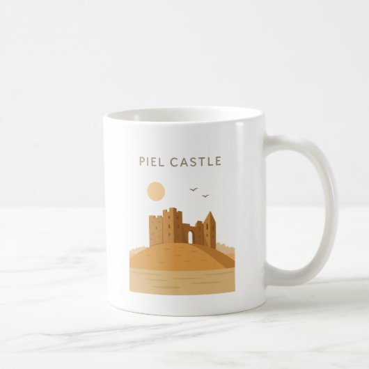 ミニマリストPiel Castle Mug - Historic Gift from En コーヒーマグカップ (右)