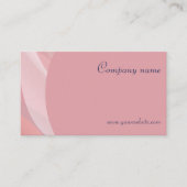 ミニマリストQRコードパステルterracotta名刺 名刺 (正面)