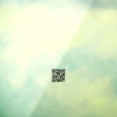 ミニマリストQRコードビジネスオープニングアワーズホワイト ウィンドウサイン (シート3)