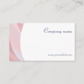 ミニマリストQRコードライトピーチ名刺 名刺 (正面)