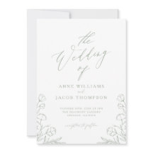 ミニマリストSage Green Greenery Boho 結婚フローラ