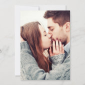 ミニマリストSage Green Monogram Photo 結婚's 招待状 (裏面)