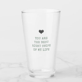 ミニマリストSage Green Valentine's Glass タンブラーグラス