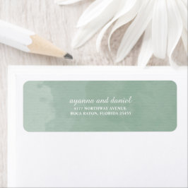 ミニマリストSage Waterカラーラベル ラベル