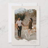 ミニマリストSave The Date, Boho 結婚 Photo's セーブザデート (正面)