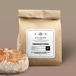 ミニマリストSour生地パンコテージ法ラベル スクエアシール