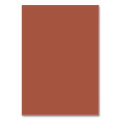 ミニマリストTerracottaスクリプトテーブル番号カード テーブルナンバー (裏面)