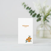 ミニマリストTerracotta植物景観デザイナー 名刺 (スタンド正面)