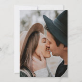 ミニマリストTerracotta Boho植物台本写真 セーブザデート (裏面)