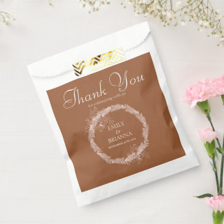 ミニマリストterracotta boho燃えたオレンジ結婚ズ フェイバーバッグ