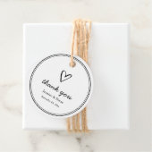 ミニマリストThank You Script 結婚's フェイバータグ (インサイチュ)