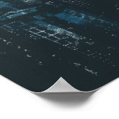 ミニマリストUrbanscape絵画の ポスター (角)