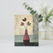 ミニマリストWhimsy花No.064 ポストカード (スタンド正面)