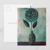 ミニマリストWhimsy花No.065 ポストカード (正面/裏面)