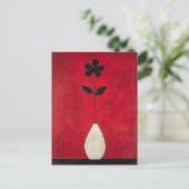 ミニマリストWhimsy花No.068 ポストカード (スタンド正面)