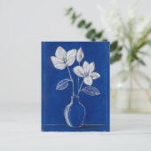 ミニマリストWhimsy花No.071 ポストカード (スタンド正面)