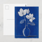 ミニマリストWhimsy花No.071 ポストカード (正面/裏面)