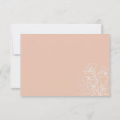 ミニマリストwidlflower terracotta RSVP 結婚's (裏面)