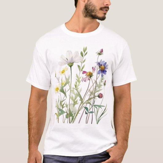 ミニマリストWildflower Tシャツ (正面)
