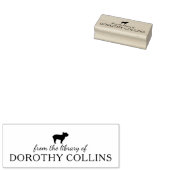 ミニマリストYorkshire Dog From The Library Of, Book ラバースタンプ (押印)