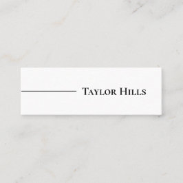 ミニマリスモダントの線名モノクロ スキニー名刺