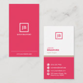 ミニマリスモダントカスタム 名刺 (正面/裏面)