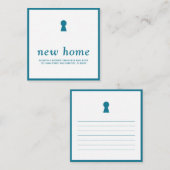 ミニマリスモダントシックニューホーム ノートカード (正面/裏面)