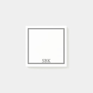 ミニマリスモダントダブルスリ縁どーイニシャル ポストイット