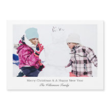 ミニマリスモダントファミリークリスマスフォトホリデー