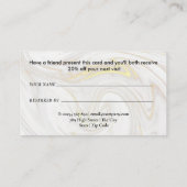 ミニマリスモダント大理石 紹介カード (裏面)