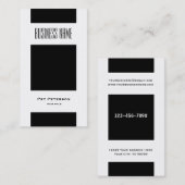 ミニマリスモダント広場 名刺 (正面/裏面)