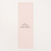 ミニマリスモダント手書き名 ヨガマット (正面)