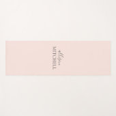 ミニマリスモダント手書き名 ヨガマット (正面(横))