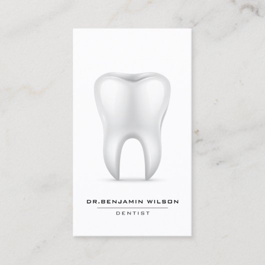 ミニマリスモダント歯医者 名刺 (正面)