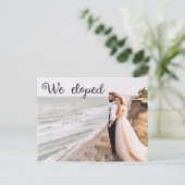 ミニマリスモダント2枚の写真発表を行った ポストカード (スタンド正面)