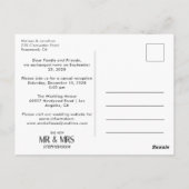 ミニマリスモダント2枚の写真発表を行った ポストカード (裏面)