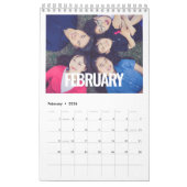 ミニマリスモダント2022家族写真 カレンダー (2月 2026)