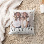 ミニマリスモダント·シ最高のック·フレンズBFF写真 クッション (ブランケット)