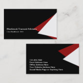 ミニマリス企業のトプロフェッショナル名刺 名刺 (正面/裏面)