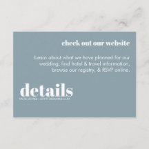 ミニマリズムな結婚式の詳細案内