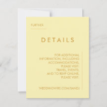 ミニマリズムな結婚式の詳細案内