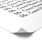 ミニマリズムの座席結婚は… ポスター (角)