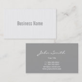 ミニマリズムの細いライン名刺 名刺 (正面/裏面)