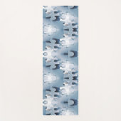 ミニマリズムの美しいジグソーデザイン ヨガマット (正面)