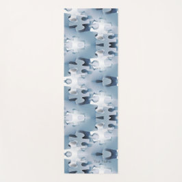 ミニマリズムの美しいジグソーデザイン ヨガマット