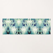 ミニマリズムの美しいジグソーデザイン ヨガマット (正面(横))