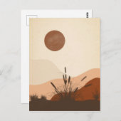 ミニマリズムの芸術。優しいメッセージ。 ポストカード (正面/裏面)